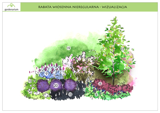 Nr 0008a Rabata wiosenna nieregularna